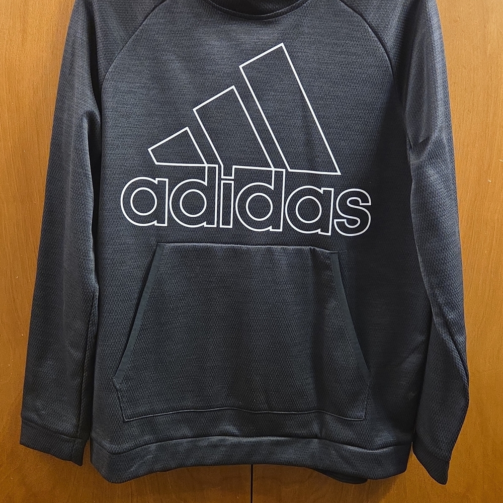 Adidas Black Sweatshirt with White Logo